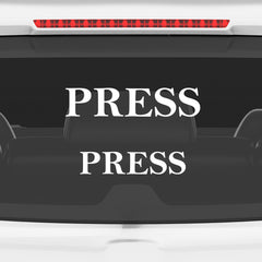 Zaqiz Press Media Sticker Media Crew Access Sticker