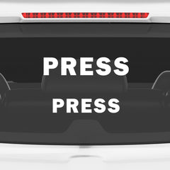 Zaqiz Press Media Sticker Priority Lane Decal