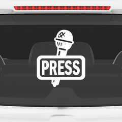 Zaqiz Press Media Sticker Exclusive Media Access Label