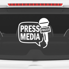 Zaqiz Press Media Sticker Event Access Pass