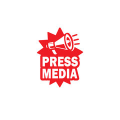 Zaqiz Press Media Sticker Frontline Reporter Badge