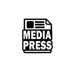 Zaqiz Press Media Sticker Exclusive Coverage Tag