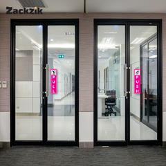 Zackzik Pull and Push Sign Boards for easy entry and exit