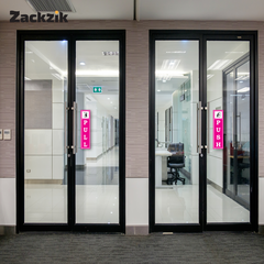 Zackzik Pull and Push Sign Boards for clear door signs