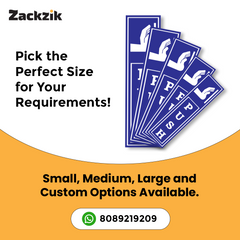 Zackzik Pull and Push Sign Boards for simple door guidance