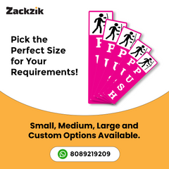 Zackzik Pull and Push Sign Boards for home and business use