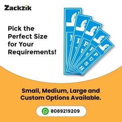 Zackzik Pull and Push Sign Boards for simple door guidance