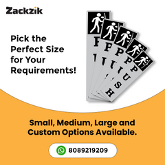 Zackzik Pull and Push Sign Boards for home and business use