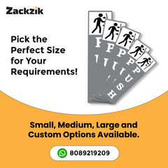 Zackzik Pull and Push Sign Boards for home and business use