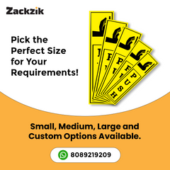 Zackzik Pull and Push Sign Boards for simple door guidance