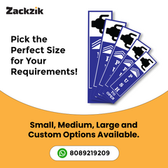 Zackzik Pull and Push Sign Boards for easy entry and exit