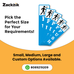 Zackzik Pull and Push Sign Boards for home and business use
