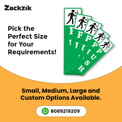 Zackzik Pull and Push Sign Boards for home and business use