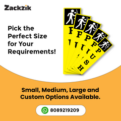 Zackzik Pull and Push Sign Boards for home and business use