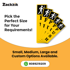 Zackzik Pull and Push Sign Boards for home and business use