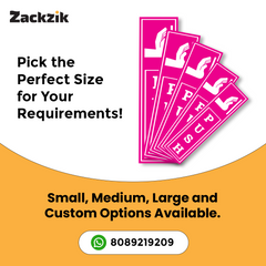 Zackzik Pull and Push Sign Boards for simple door guidance