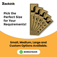 Zackzik Pull and Push Sign Boards for simple door guidance