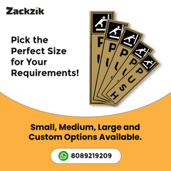 Zackzik Pull and Push Sign Boards for shops and offices