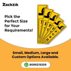 Zackzik Pull and Push Sign Boards for simple door guidance