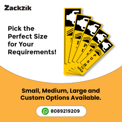 Zackzik Pull and Push Sign Boards for easy entry and exit