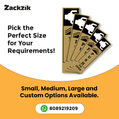 Zackzik Pull and Push Sign Boards for easy entry and exit