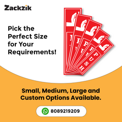 Zackzik Pull and Push Sign Boards for simple door guidance