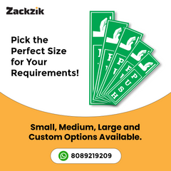 Zackzik Pull and Push Sign Boards for simple door guidance