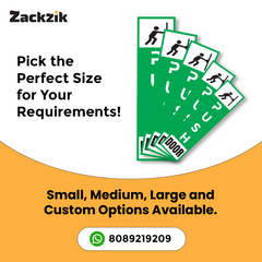 Zackzik Pull and Push Sign Boards for glass and wooden doors