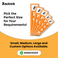 Zackzik Pull and Push Sign Boards for clear door signs