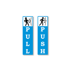 Zackzik Pull and Push Sign Boards for home and business use