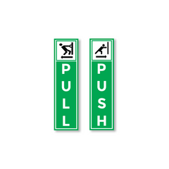 Zackzik Pull and Push Sign Boards for shops and offices