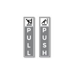 Zackzik Pull and Push Sign Boards for shops and offices