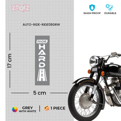 Ride Hard, Break Limits, Live Without Fear bumper sticker