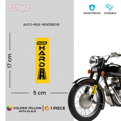 Ride Hard, Break Limits, Live Without Fear bumper sticker