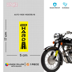 Ride Hard, Break Limits, Live Without Fear bumper sticker