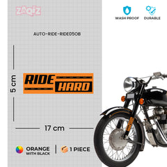 Ride Hard, Live Free, Chase the Horizon bumper sticker