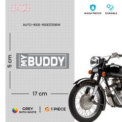 My Buddy, My Partner, My Forever Support bumper sticker