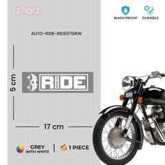 Born to Ride, Destined to Conquer Every Road bumper sticker