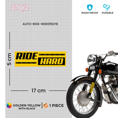 Ride Hard, Live Free, Chase the Horizon bumper sticker