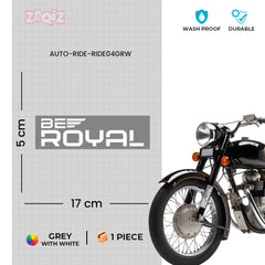 Be Royal, Live with Pride and Power bumper sticker