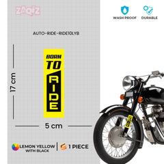 Born to Ride, Destined to Conquer Every Road bumper sticker