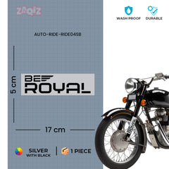 Be Royal, Live with Pride and Power bumper sticker