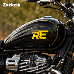 RE Logo Tank Sticker Compatible for Royal Enfield Bikes