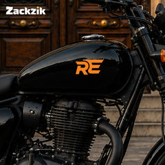 RE Logo Tank Sticker Compatible for Royal Enfield Bikes