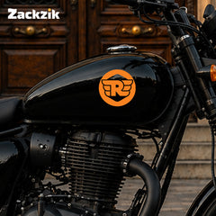 Vintage Winged R Logo Sticker Compatible for Royal Enfield Bikes