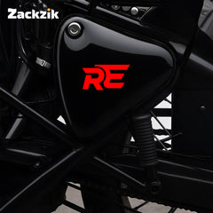RE Logo Tank Sticker Compatible for Royal Enfield Bikes