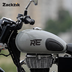 RE Logo Tank Sticker Compatible for Royal Enfield Bikes