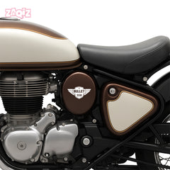 Royal Enfield Bullet 500 Winged Logo Sticker | Classic Motorcycle Badge Decal