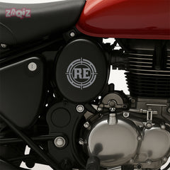 Royal Enfield Heritage Shield MLG-1901 Logo Sticker | Vintage Army Style Decal