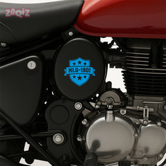 Royal Enfield MadMax Rider Logo Sticker | Biker Brotherhood Badge Decal